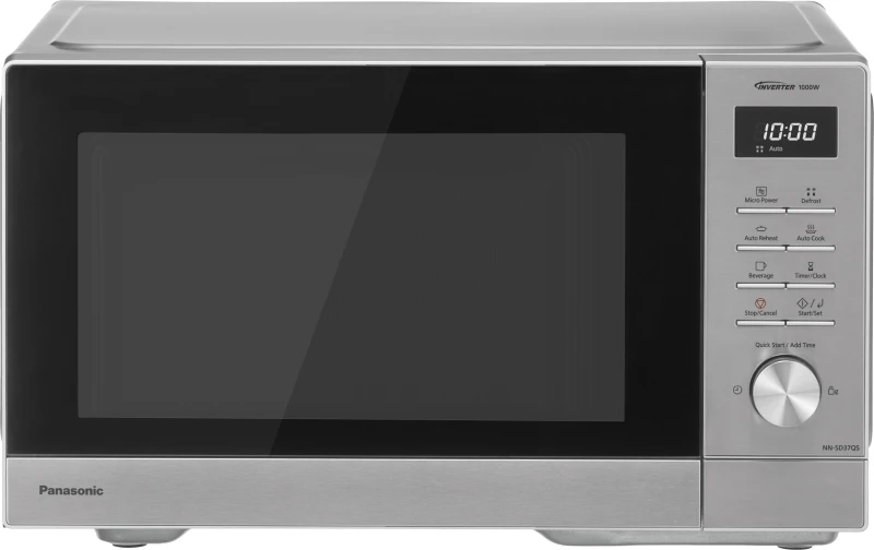Image of PANASONIC NN-SD37QSBPQ Solo Microwave - Silver/Grey 5025232969791