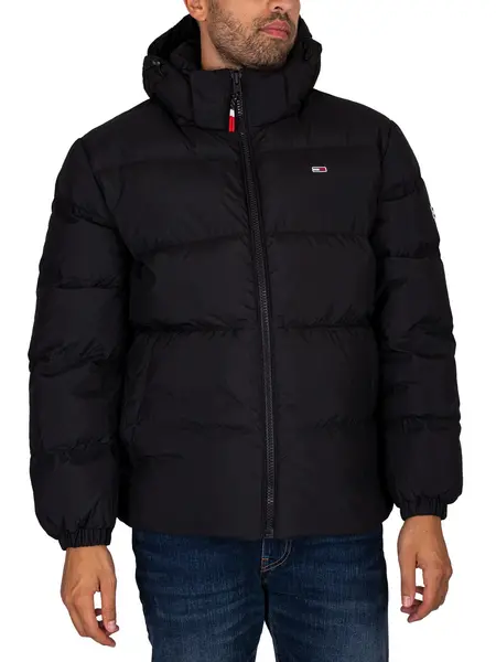 Image of Tommy Jeans Essential Down Jacket Black XXL