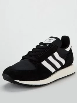 Image of adidas Originals Forest Grove - Black/White, Size 8, Men