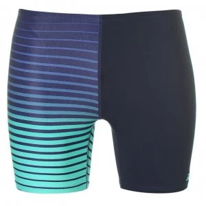Image of Zoggs Cairns Swimming Jammers Mens - Black/Green