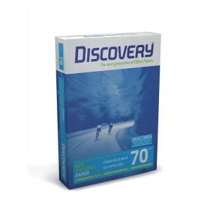 Image of Discovery Everyday A4 Ream Wrapped Paper 70gm2 Pack of 5 x 500 Sheets