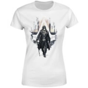 Image of Assassins Creed Syndicate London Skyline Womens T-Shirt - White - S