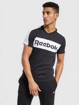 Image of Reebok Training Graphic T-Shirt - Black/White