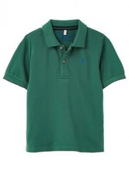 Image of Joules Boys Woody Short Sleeve Polo - Green