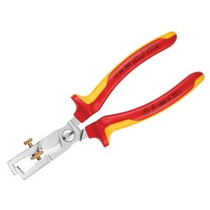 Image of Knipex VDE StriX Insulation Stripper with Cable Shears 180mm