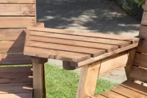 Image of Hand Made Chunky Rustic Wooden Garden Furniture Angled Tray