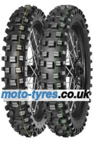 Image of Mitas Terra Force-EX XT ( 110/90-19 TT 62R Rear wheel, Compound Super, gelb ) R-502202 Motorcycle Tyres Enduro Tyres