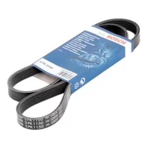 Image of Bosch V-ribbed belt OPEL,FORD,FIAT 1 987 946 040 55193795,55232450,55249822 55193795,55232450,55249822,1535422,9S518620BA,55249822,55193795,55232450