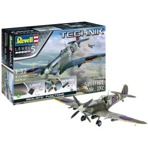Image of Supermarine Spitfire Mk.IXc - Technik Revell Model Kit with Electronics
