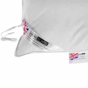 Image of Duck Feather and Down Music Pillow With Speakers - White - Homescapes