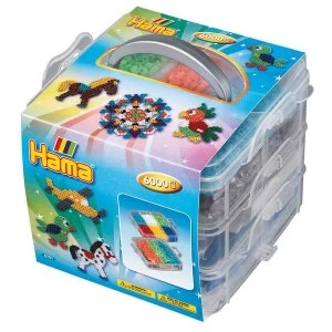 Image of Hama 6000 Beads & 3 Pegboards Activity Set