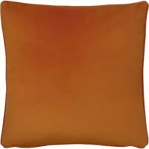 Image of Evans Lichfield Opulence Cushion Cover (55cm x 55cm) (Tangerine) - Tangerine