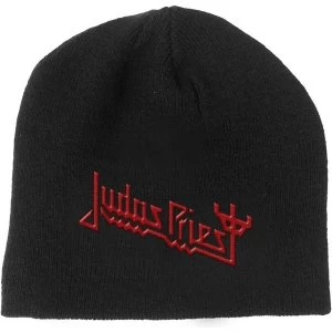 Image of Judas Priest - Fork Logo Mens Beanie Hat - Black
