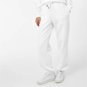 Image of Jack Wills Circle Embroidered Relaxed Joggers - White