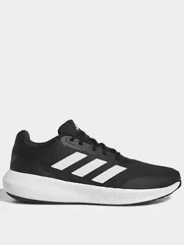 Image of adidas Unisex Kids Runfalcon 3.0 - Black/White, Size 10 Younger