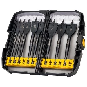 Image of DEWALT Extreme Flat Bit Set of 8 In Tough Case