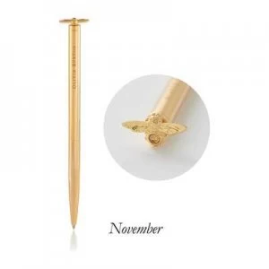 Image of Olivia Burton Celebration Stones Bee Gold Citrine Jewellery