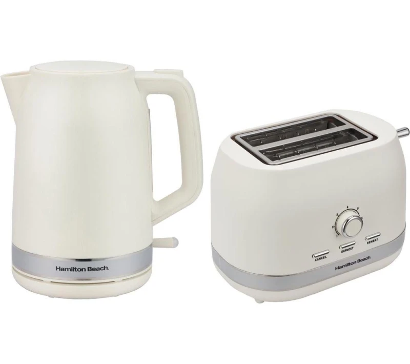 Image of Hamilton Beach Ella Cream Breakfast Bundle Cream unisex