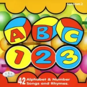 Image of ABC 123 42 Alphabet & Number Songs and Rhymes by Various Artists CD Album