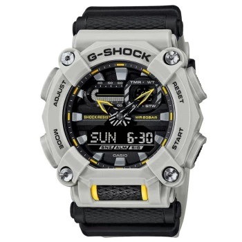 Image of Mens G-Shock GA-900HC-5AER Hidden Coast Series Light Grey Strap Wristwatch