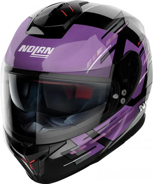Image of Nolan N80-8 Meteor 70 Metal Black Full Face Helmet M