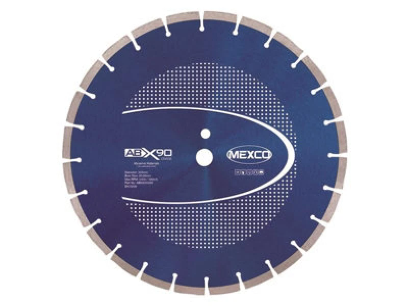 Image of Mexco Abx9035020 Abrasive Materials X90 Grade Diamond Blade 350 X 20mm Mexabx90350