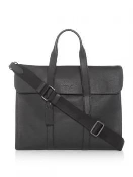 Image of Coach Metropolitan Pebble Leather Portfolio Bag Black