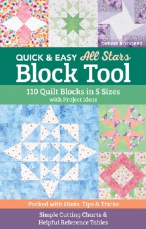 Image of Quick & Easy All Stars Block Tool : 110 Quilt Blocks in 5 Sizes with Project Ideas Paperback / softback