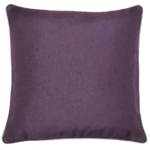 Image of Riva Home Bellucci Cushion Cover (55x55cm) (Damson/Tobacco)