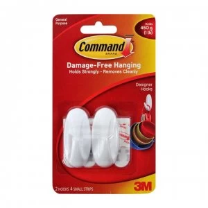 Image of Command 2 Pack Small Damge Free Hooks