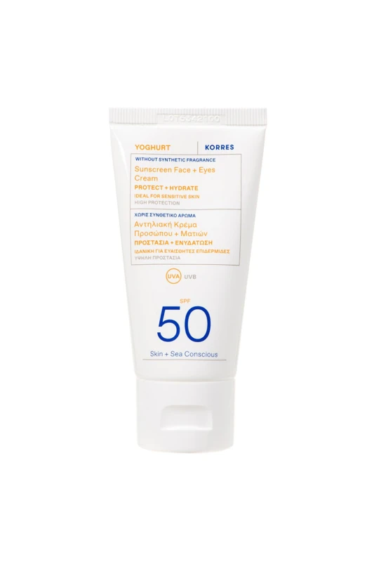 Image of Korres Korres Yoghurt Cream Gel Sunscreen in Clear Clear One Size Unisex 5203069126420