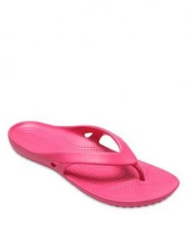 Image of Crocs Kadee Flip Flop Pink Size 7 Women
