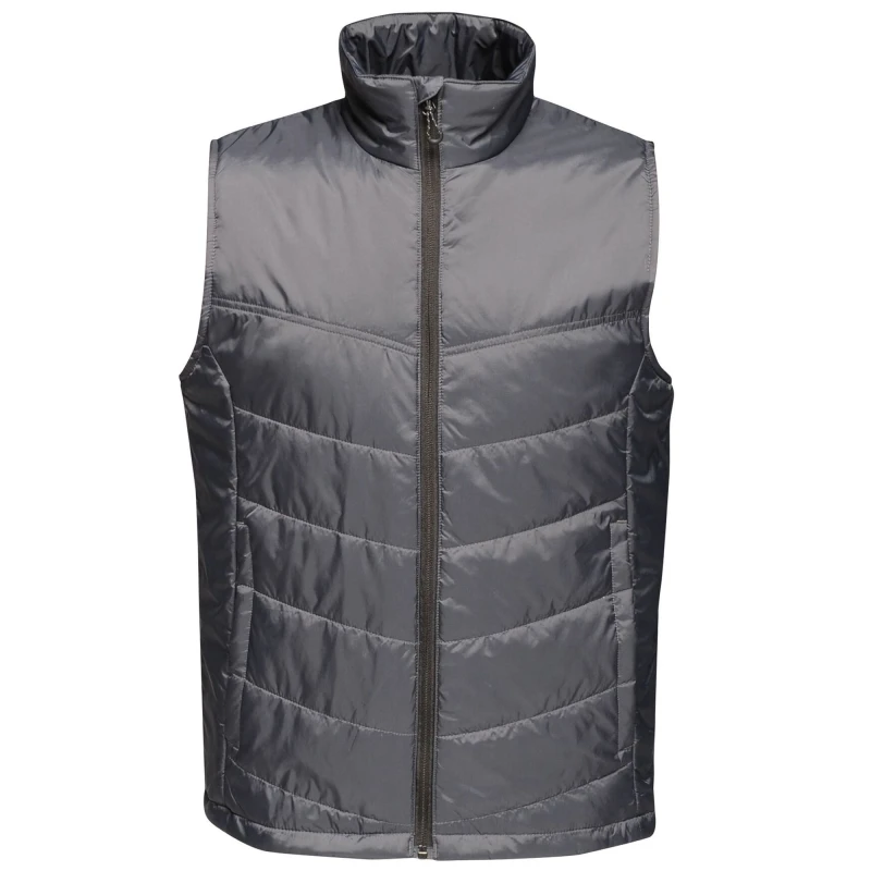 Image of Regatta Professional Mens Insulated Body Warmer in Dark Grey Size: Small Dark Grey Male S