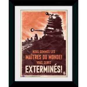 Image of Doctor Who Daleks Exterminate Framed Photographic Print