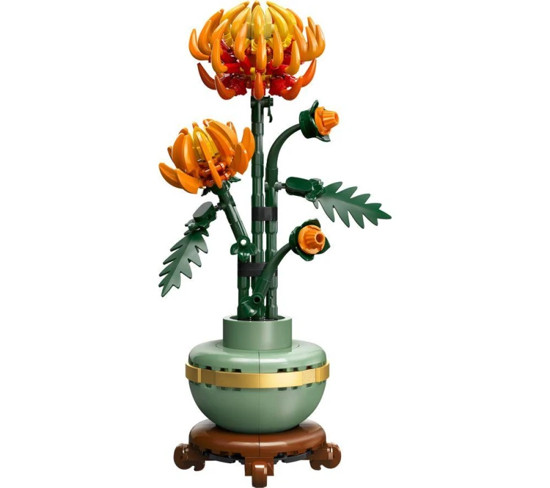 Image of LEGO LEGO Icons Chrysanthemum Faux Flower Set for Adults 10368