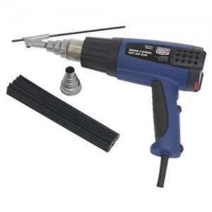 Image of Sealey Plastic Welding Kit with Hot Air Gun