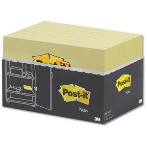 Image of Post it Value Dispenser Pack Notepad 76mm x 127mm 100 Sheets Per Pad