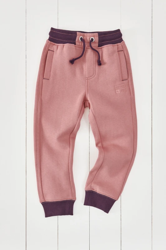 Image of Grass & Air Joggers in Rose Size: 18-24 m Rose Unisex 18-24 m
