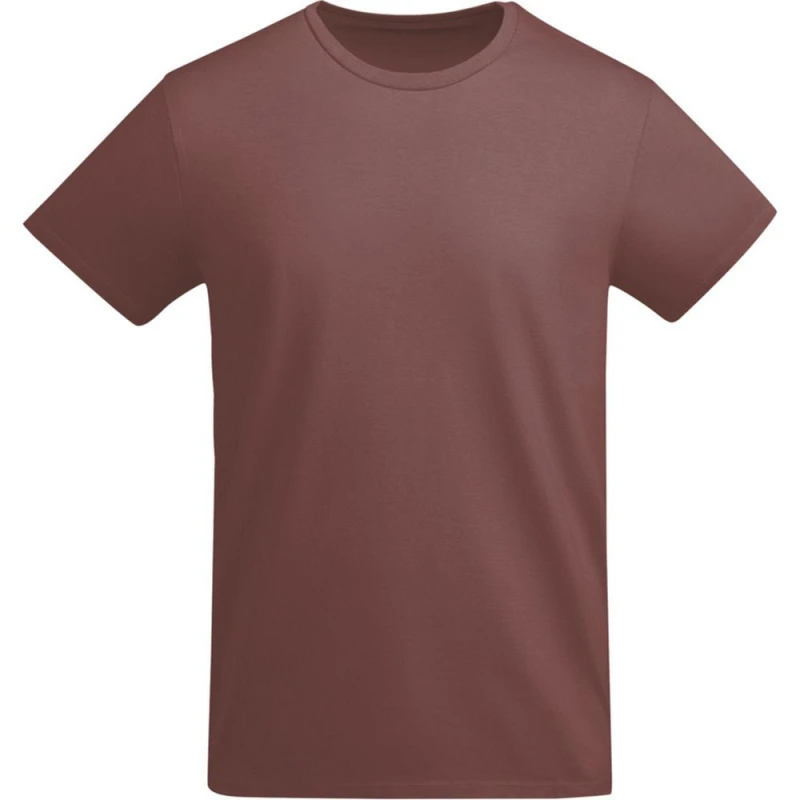 Image of ROLY ROLY Men Breda Plain T-Shirt in Maroon Size: Small Maroon S Male 5063574398343