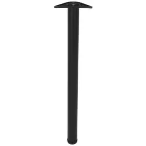 Image of 60MM X 870MM MATT BLACK LEG