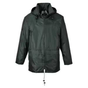 Image of Classic Mens Rain Jacket Olive S