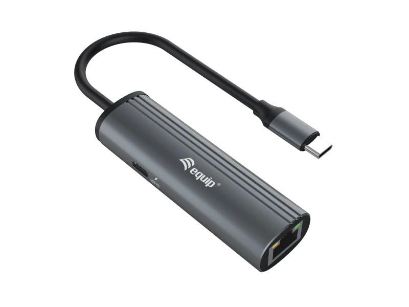 Image of Equip USB-C to RJ45 Gigabit Network + PD Adapter