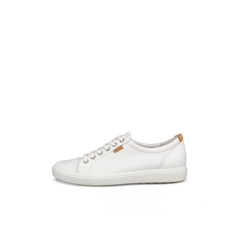 Image of ECCO 'Soft 7' Lace Up 'Shoes White