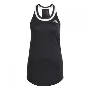 Image of adidas Club Tennis Tank Top Womens - Black / White