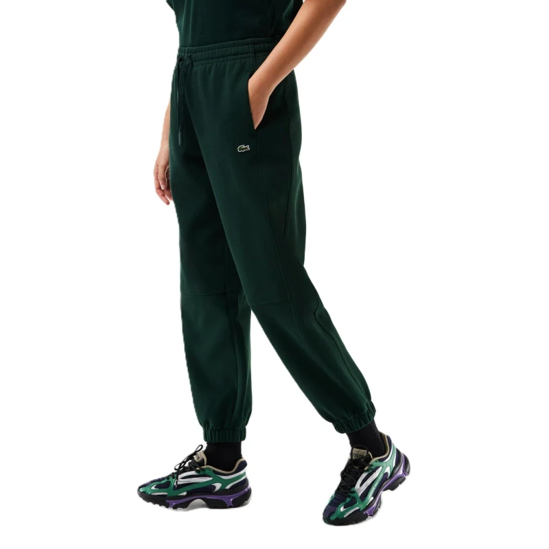 Image of Lacoste Womens Closed Hem Fleece Joggers Sinople female 4 (32)