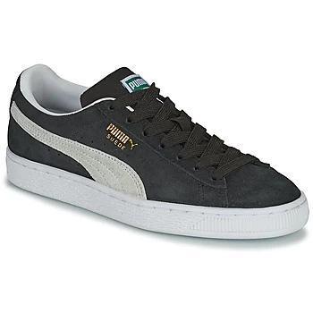 Image of Puma SUEDE JR boys's Childrens Shoes Trainers in Black kid,4 kid,5,6