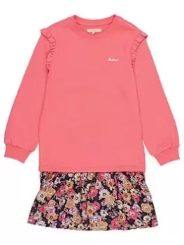 Image of Barbour Girls Lyla Dress - Pink, Size 12-13 Years, Women