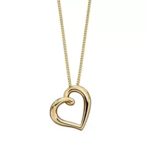 Image of Yellow Gold Organic Heart Pendant GP2173