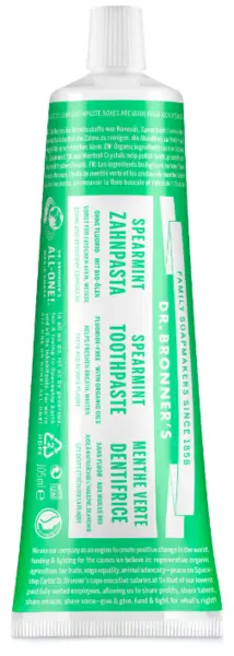 Image of Dr Bronners Spearmint Toothpaste 140g