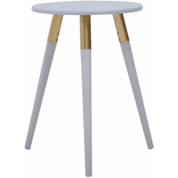Image of Premier Housewares - Nostra Light Grey Side Table